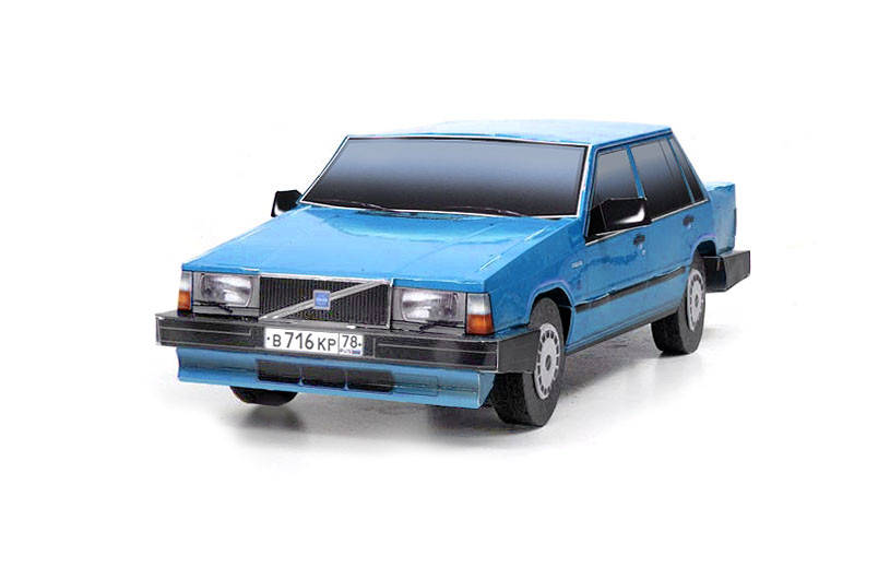 

Сборная модель из картона Умная бумага Volvo (синий)