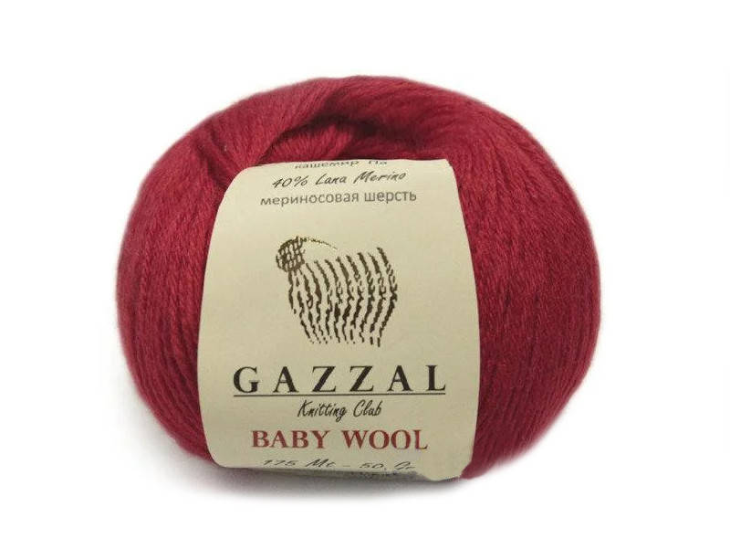 

Gazzal Baby Wool, красный №811