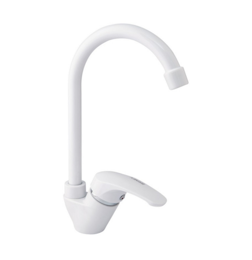 

SW Brinex 36W 007 Смеситель для кухонной мойки из термопластичного пластика, Белый