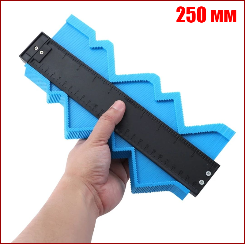 

Измеритель контура 250 мм для копирования и переноса изгибов и форм 78-555, Зелёный