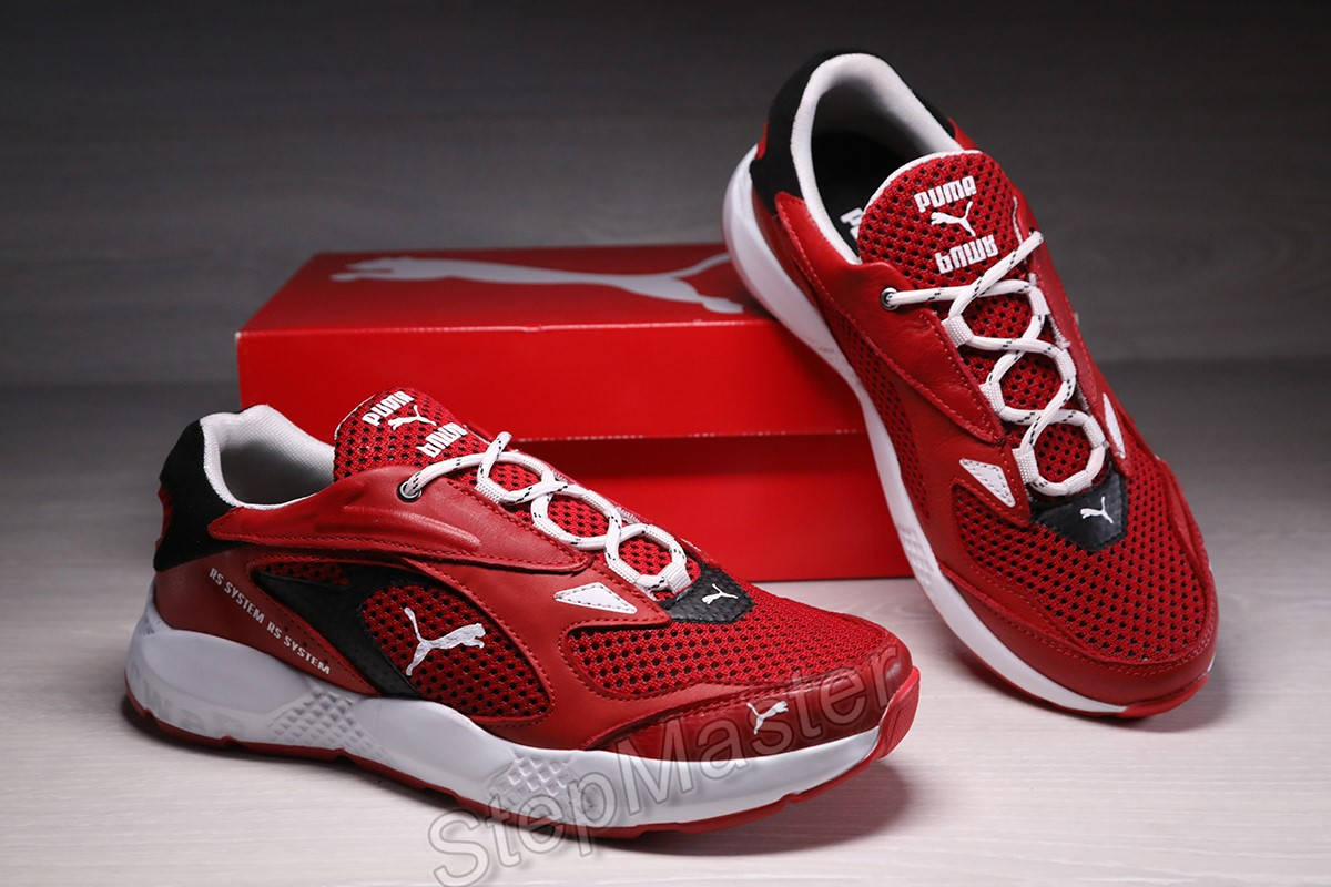 

Кроссовки мужские сетка puma rs running system, Красный