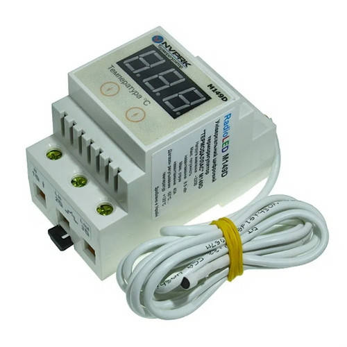 

Терморегулятор цифровой AC220V Термодаллас M149D (-55*С +120С; шаг 0.1*С) в DIN корпусе