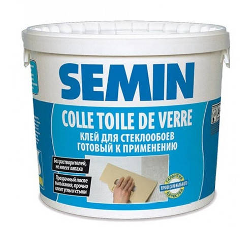 

Клей для стеклохолста SEMIN COLLE TDV (Семин), влагостойкий. Франция., 10 кг