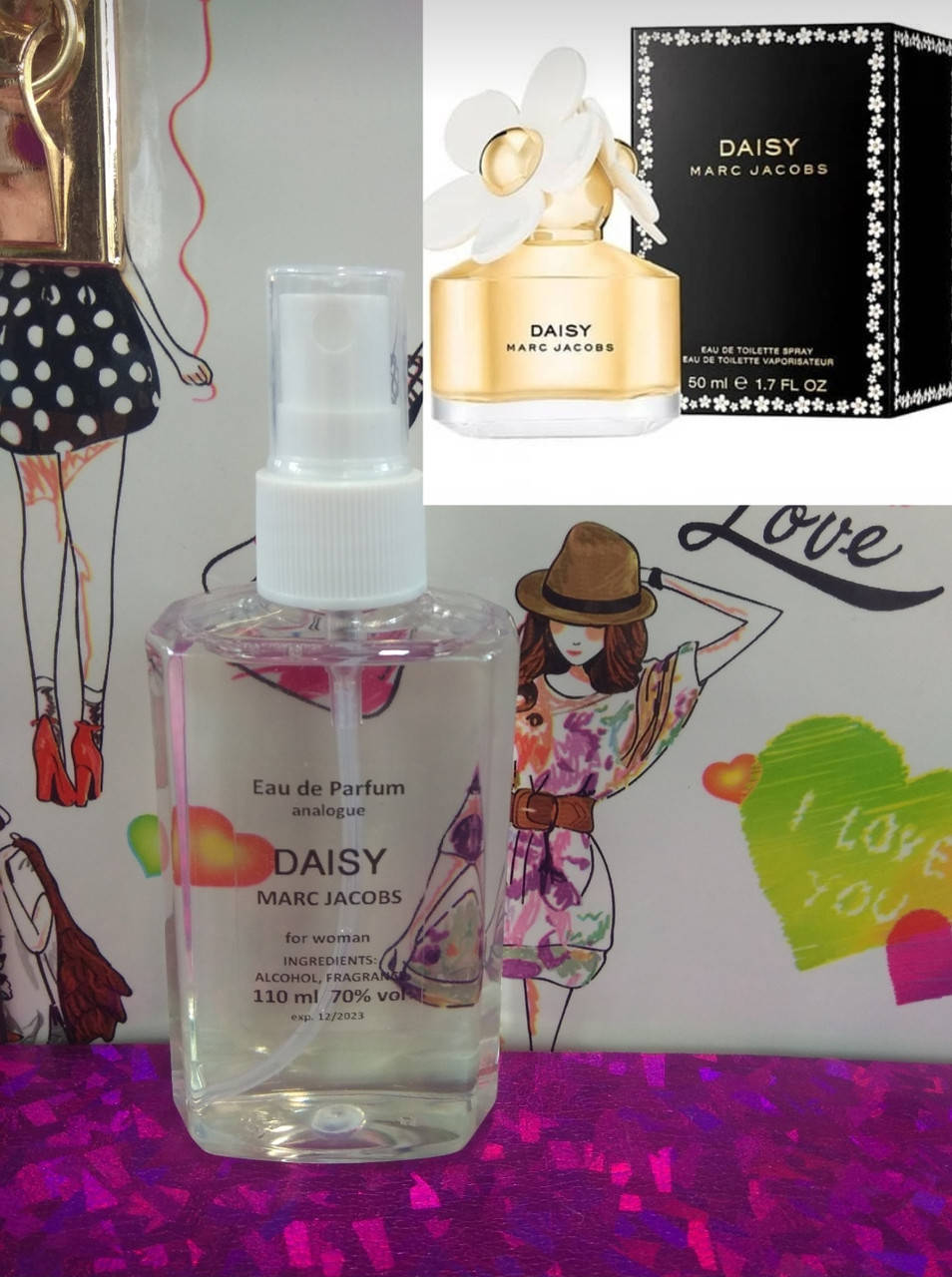 

Marc Jacobs Daisy.Парфюмированная вода 110мл,50мл,30мл,15мл.Парфюм.Духи.Марк Джейкоб Дейзи.