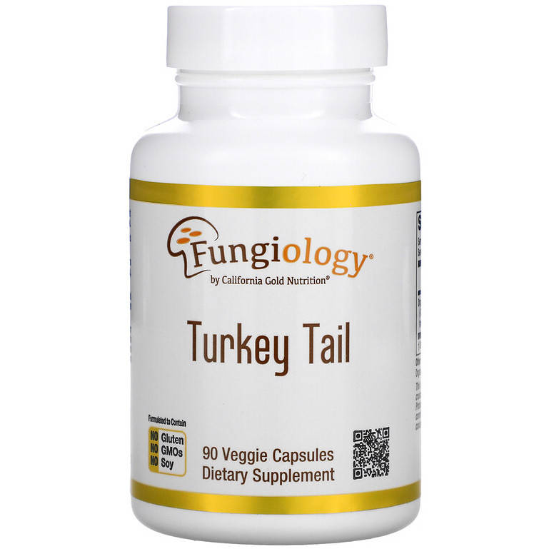 

Траметес California GOLD Nutrition, Fungiology "Turkey Tail" (90 капсул)