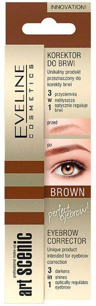 

Корректор для бровей Eveline Professional Art Make-up Коричневый 10 мл