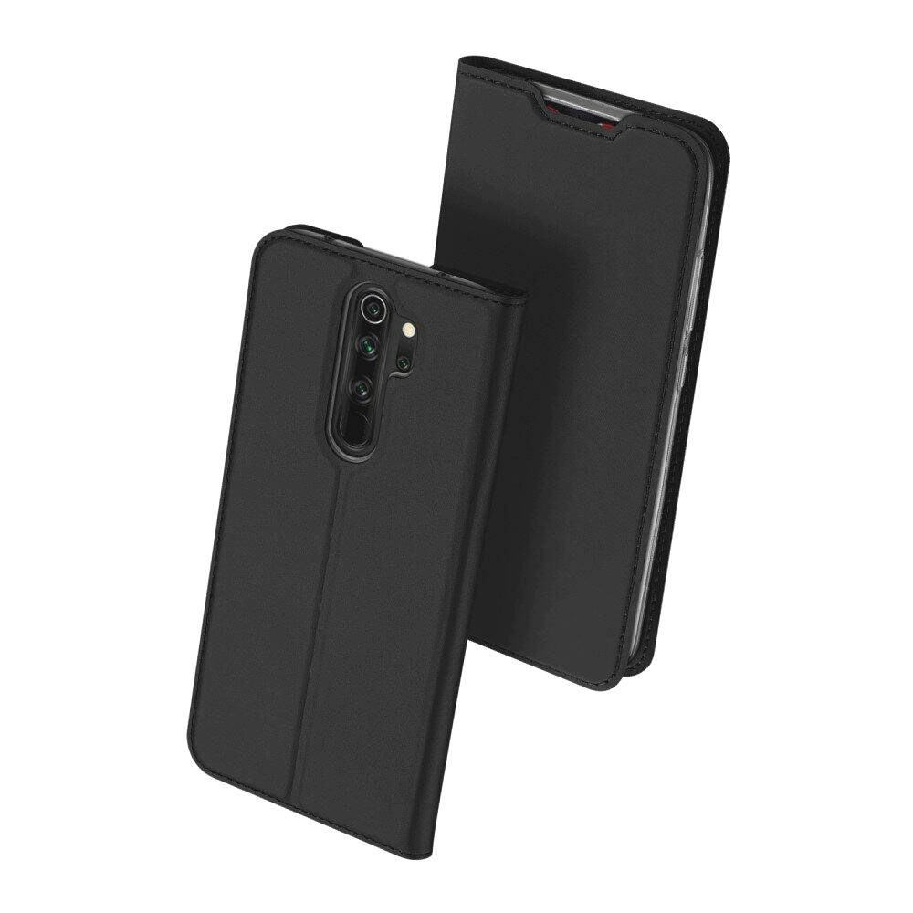 

Чехол книжка с магнитом для Xiaomi Redmi Note 8 Pro Темно-серый