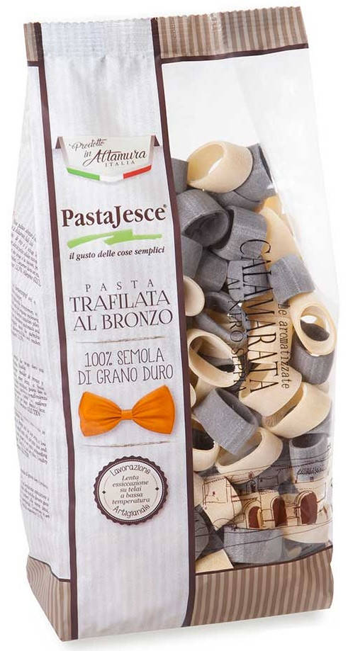 

Паста Jesce Calamarata Nero с чернилами каракатицы Италия 500 гр