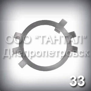 

Шайба 33 оцинкованная ГОСТ 11872-89 стопорная многолапчатая
