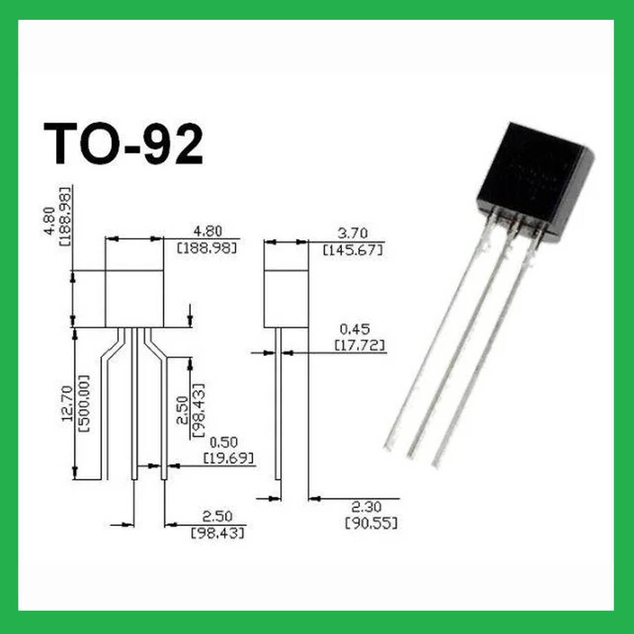

Транзистор биполярный 2N2222 TO-92 NPN 40В 0.6А