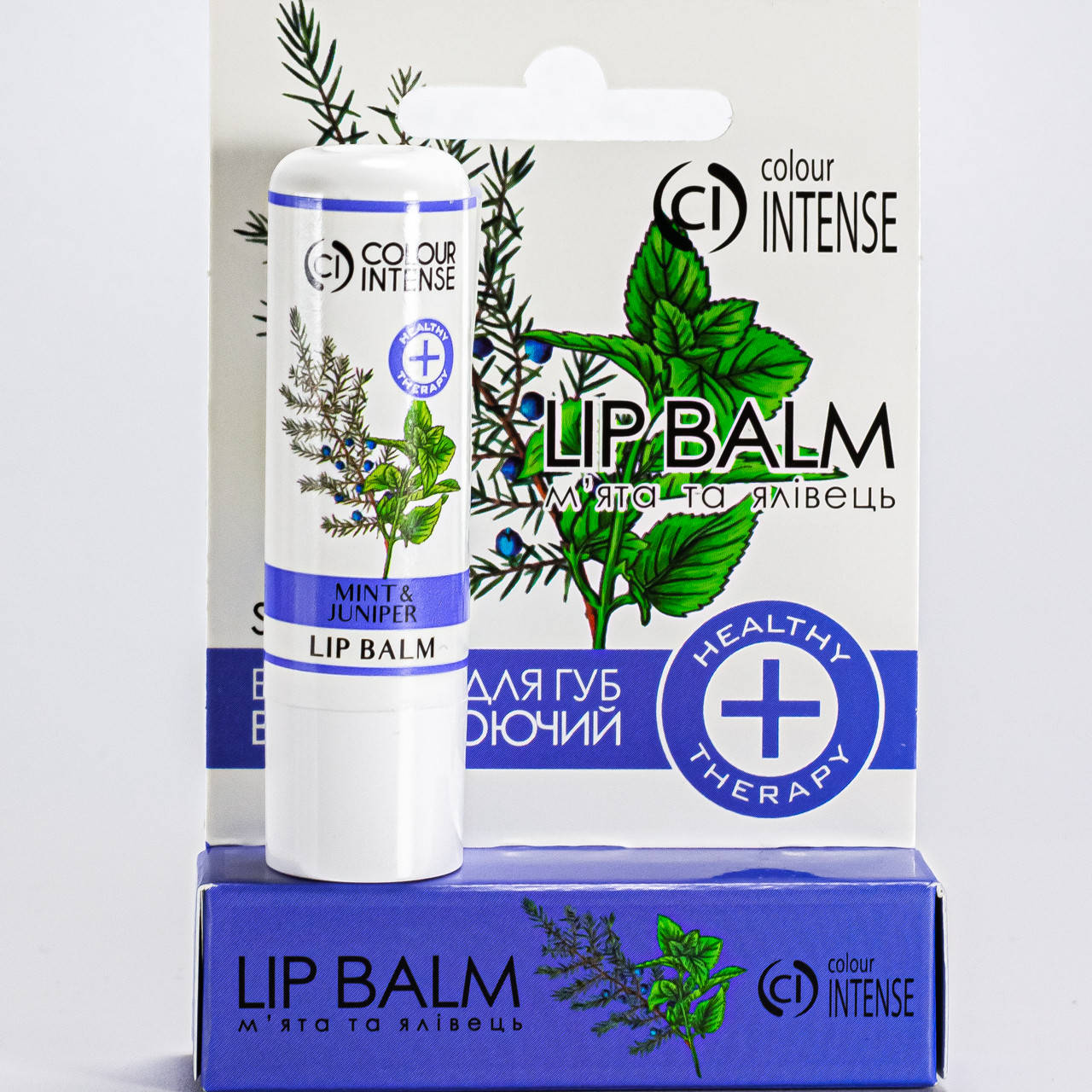 

Бальзам для губ Colour Intense Balm Healthy Therapy SPF15 LB-HT № 02 Мята и можжевельник