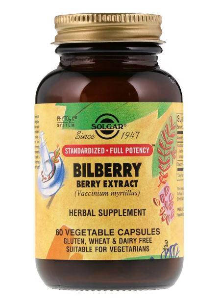 

Экстракт черники (Bilberry Berry extract) 260 мг 60 капсул